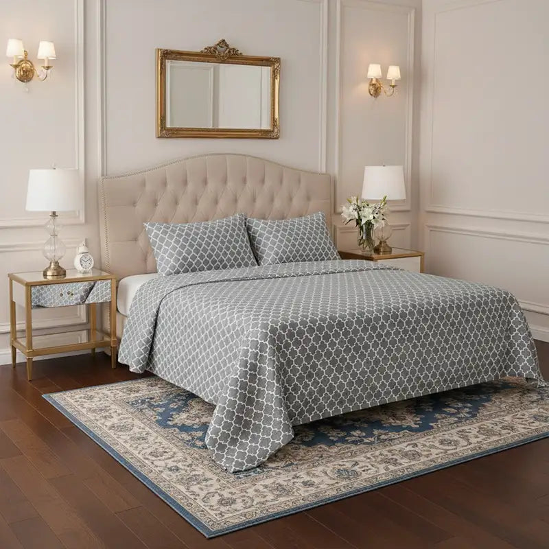 Premium Trellis Sheet Set - 3 PCS