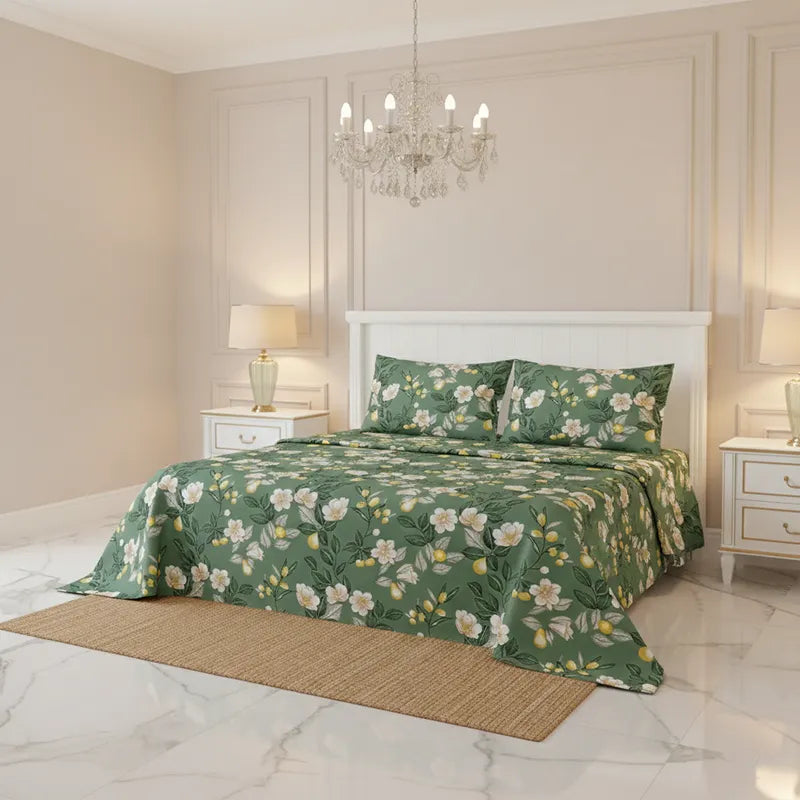 Premium Citrus Bloom Sheet Set - 3 PCS