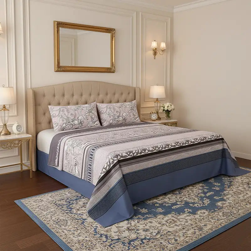 PREMIUM MAGNOLIA SUPER KING SHEET SET - 3 PCS