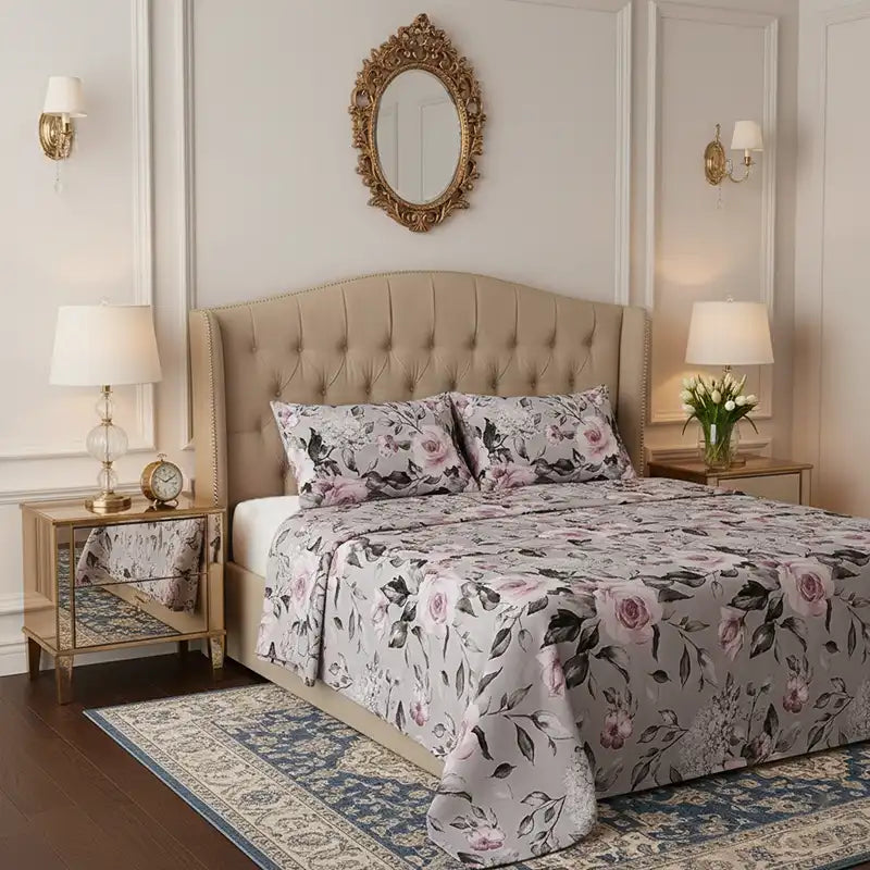 PREMIUM DUSTY ROSE SUPER KING SHEET SET - 3 PCS