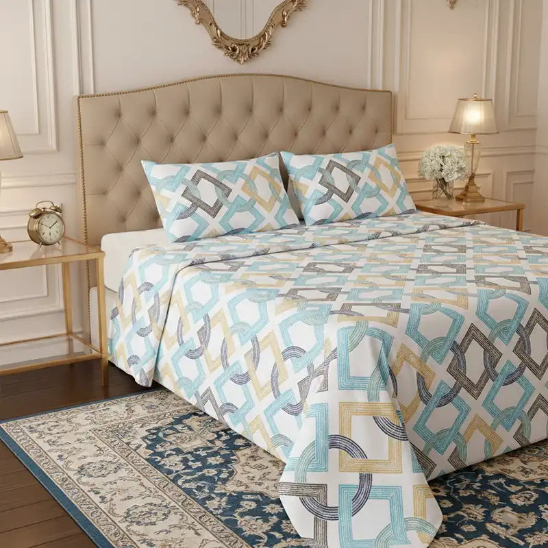 Premium Cyanic Sheet Set - 3 PCS