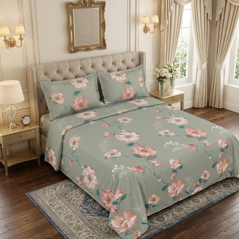 PREMIUM MANOR SUPER KING SHEET SET - 3 PCS