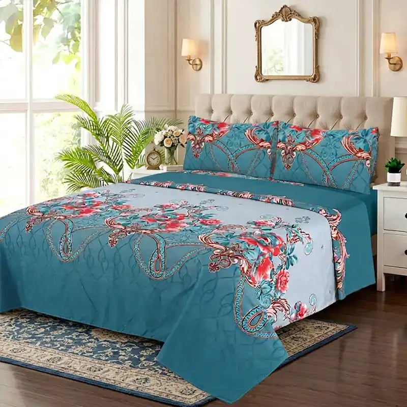 PREMIUM SCARLET SUPER KING SHEET SET - 3 PCS