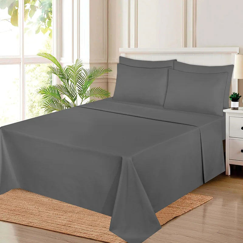 Brown - Dyed Bed Sheet Set