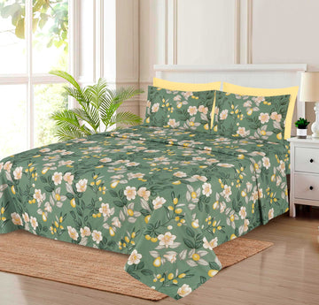 3 PCS PRINTED BEDSHEET SET