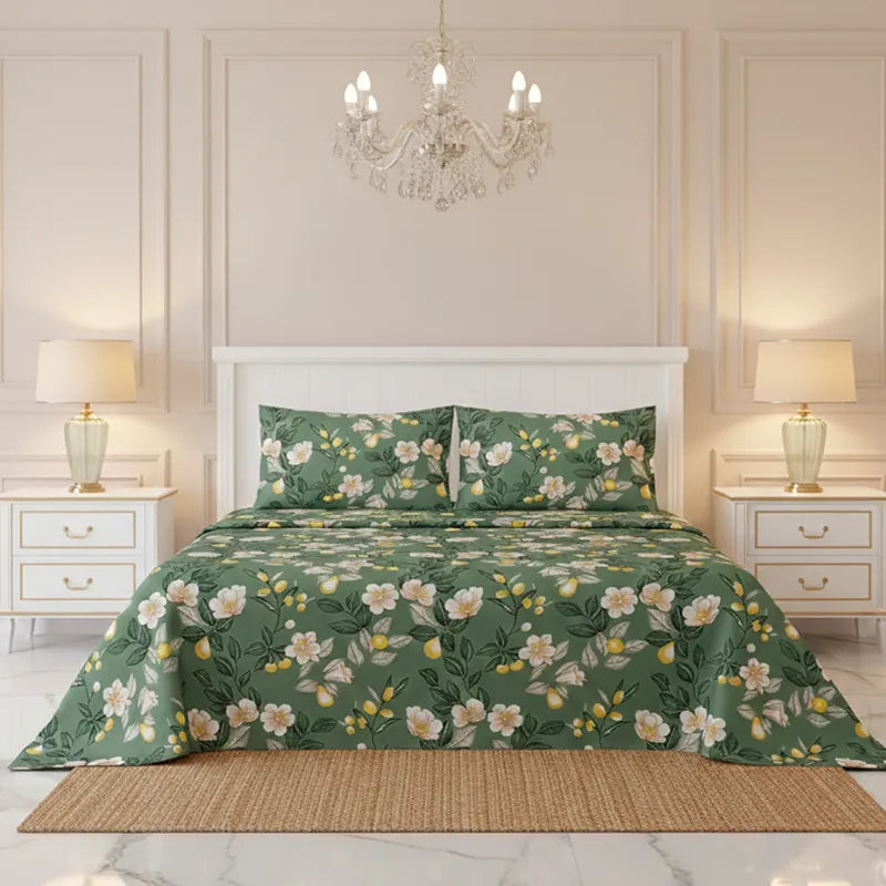 Premium Citrus Bloom Sheet Set - 3 PCS