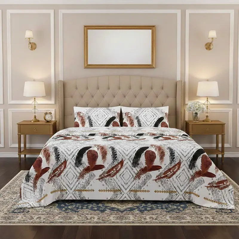 Premium Ethnic Sheet Set - 3 PCS