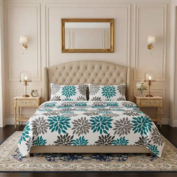 Premium Cyan Sheet Set - 3 PCS