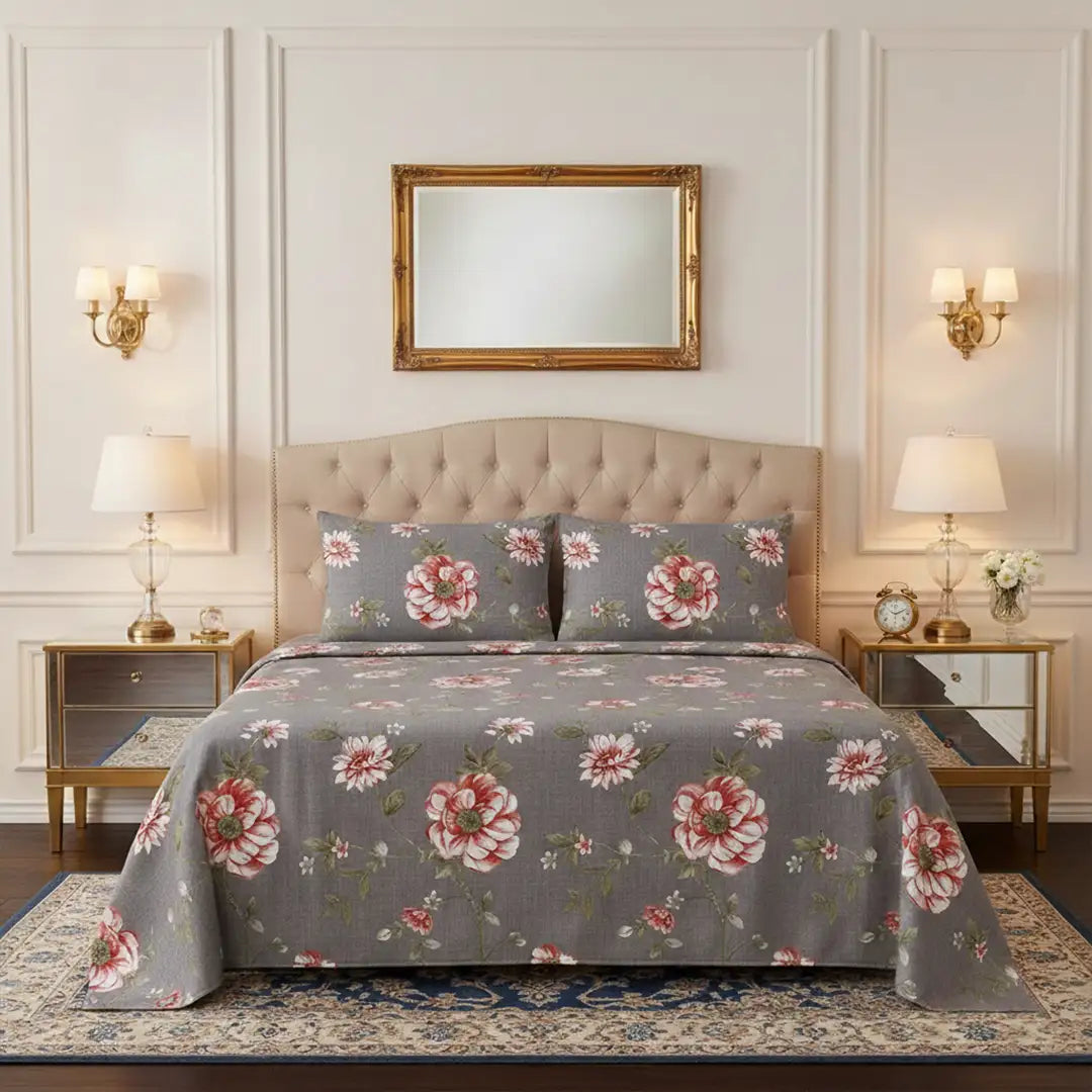 PREMIUM PEONY SUPER KING SHEET SET - 3 PCS