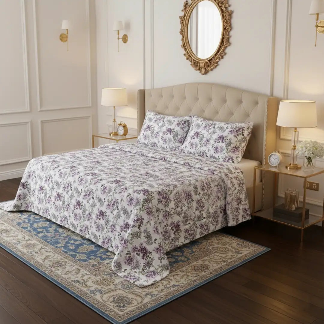 Premium Lilac Sheet Set - 3 PCS