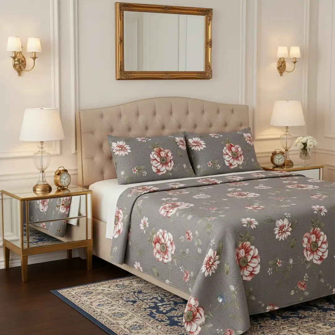 PREMIUM PEONY SUPER KING SHEET SET - 3 PCS