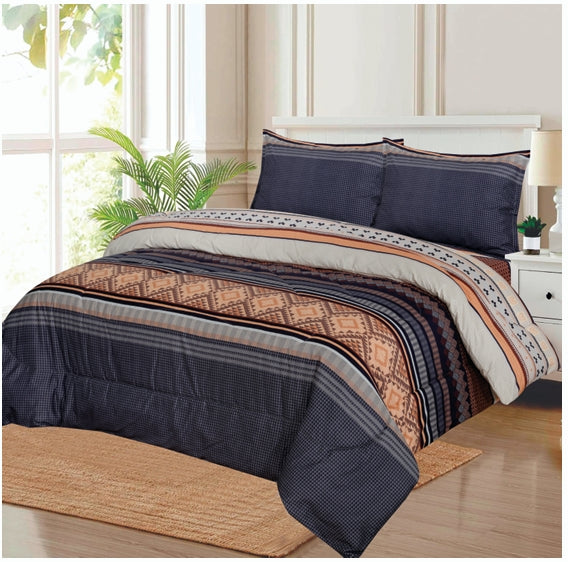4 PCS COMFORTER SET  - DESIGN LSO - CK00012