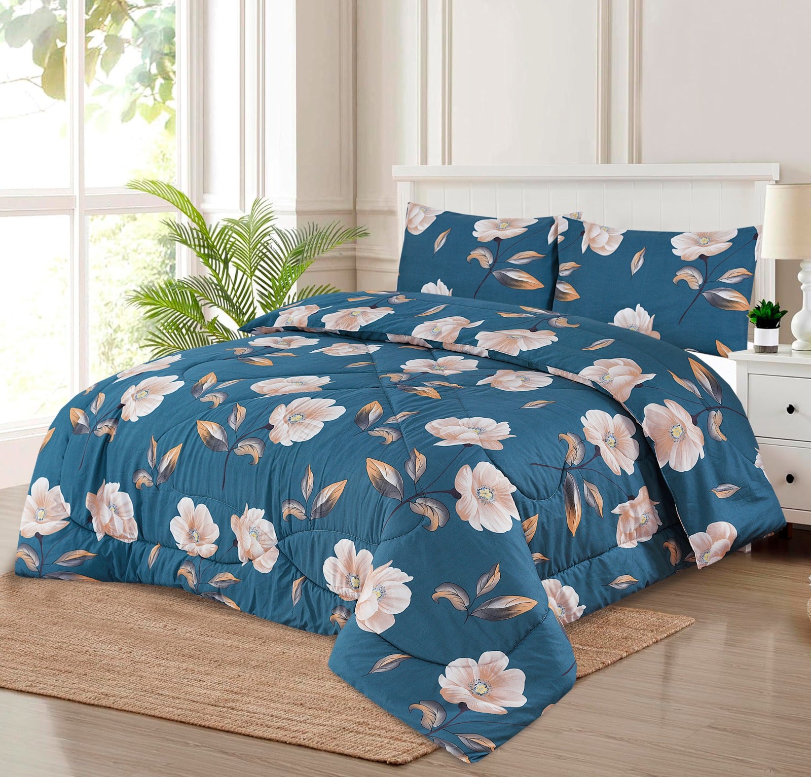 4 PCS COMFORTER SET  - DESIGN LSO - CK00014