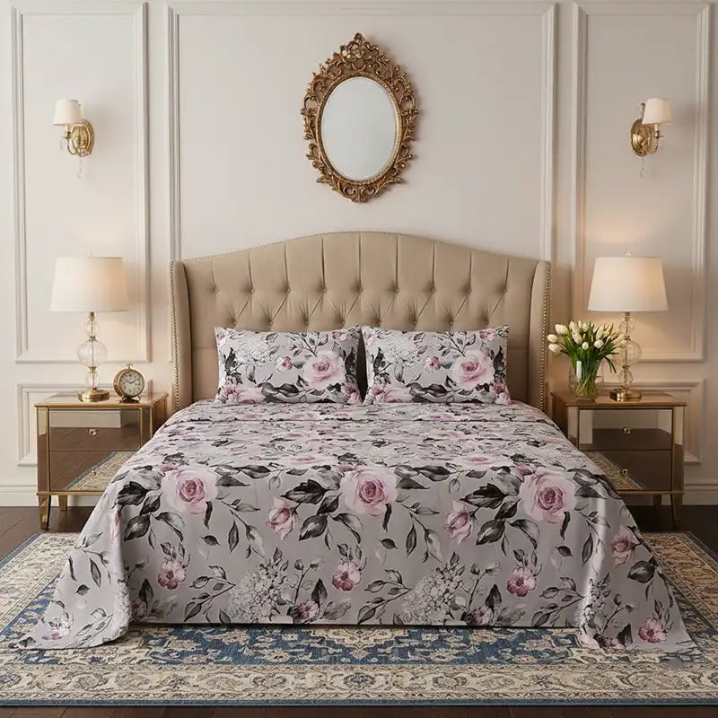 PREMIUM DUSTY ROSE SUPER KING SHEET SET - 3 PCS