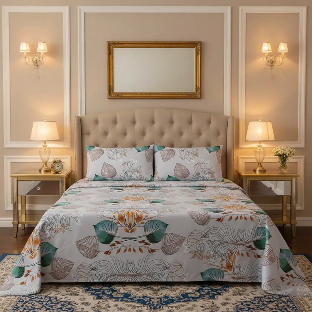 PREMIUM FOLIAGE SUPER KING SHEET SET - 3 PCS