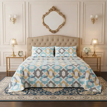 Premium Cyanic Sheet Set - 3 PCS